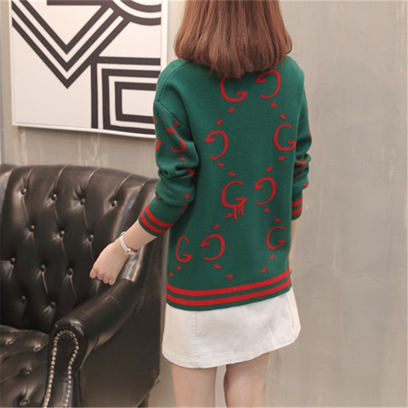 Classic Versatile Casual Knit Sweater 1025090304