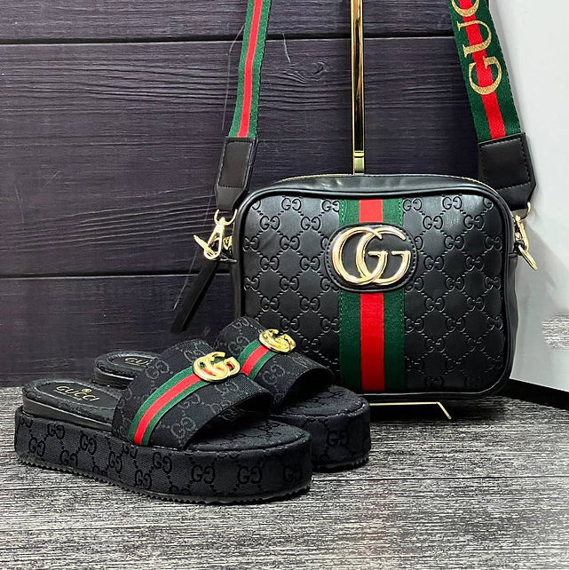 G fashion printed thick-soled best-selling slippers 0724051701