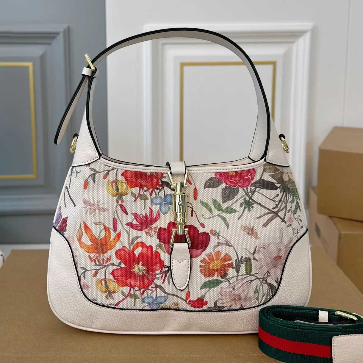 Limited Floral Jaie Crossbody Underarm Bag 1025060901
