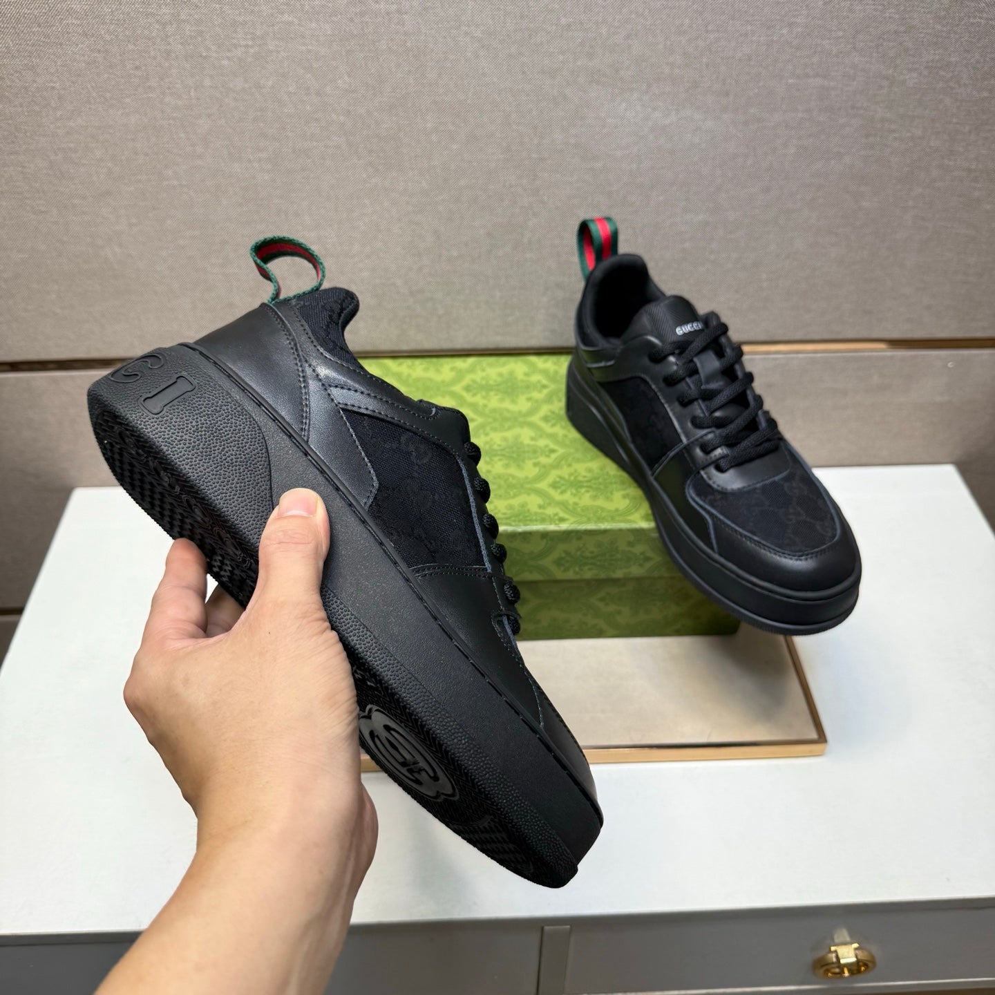 GG Fashion Men's patchwork sports shoes 0725101001