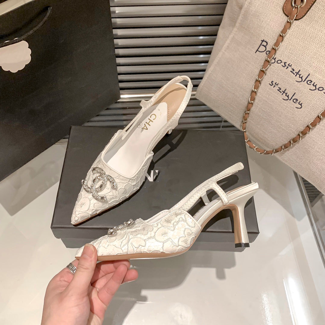 CNL fashion lace high heels XC0723102502