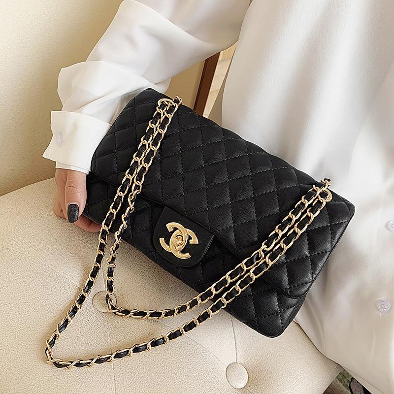 Small fragrant style rhombus chain bag 0823113010
