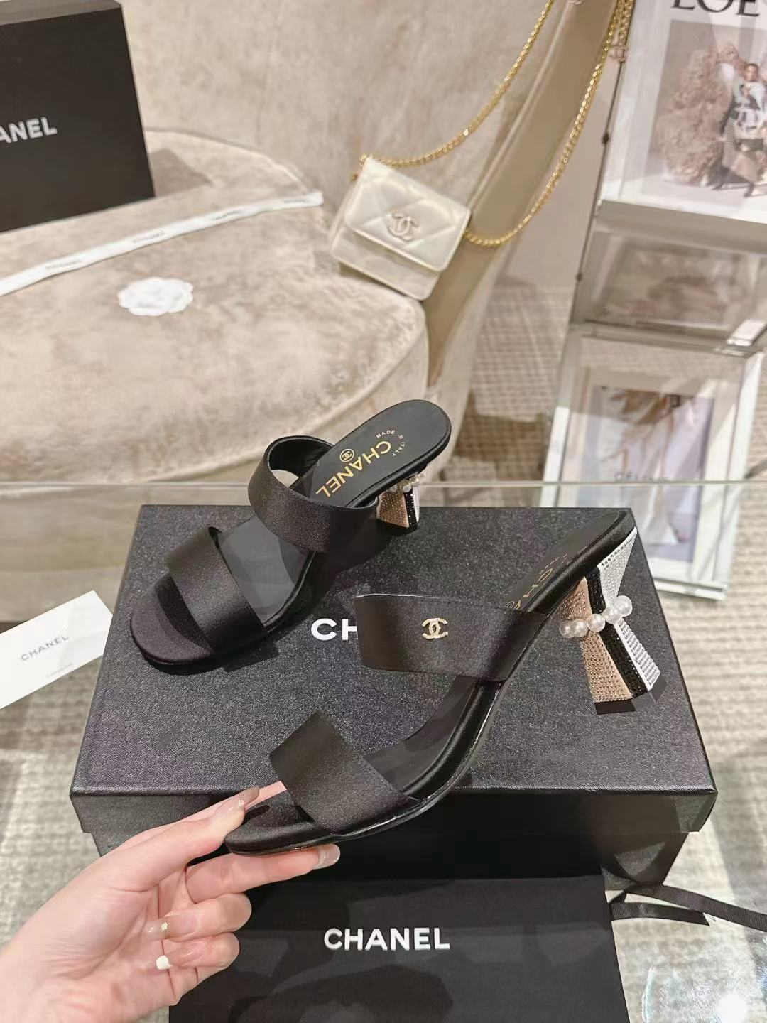 CNL hot diamond silk high-heeled sandals 0725082203