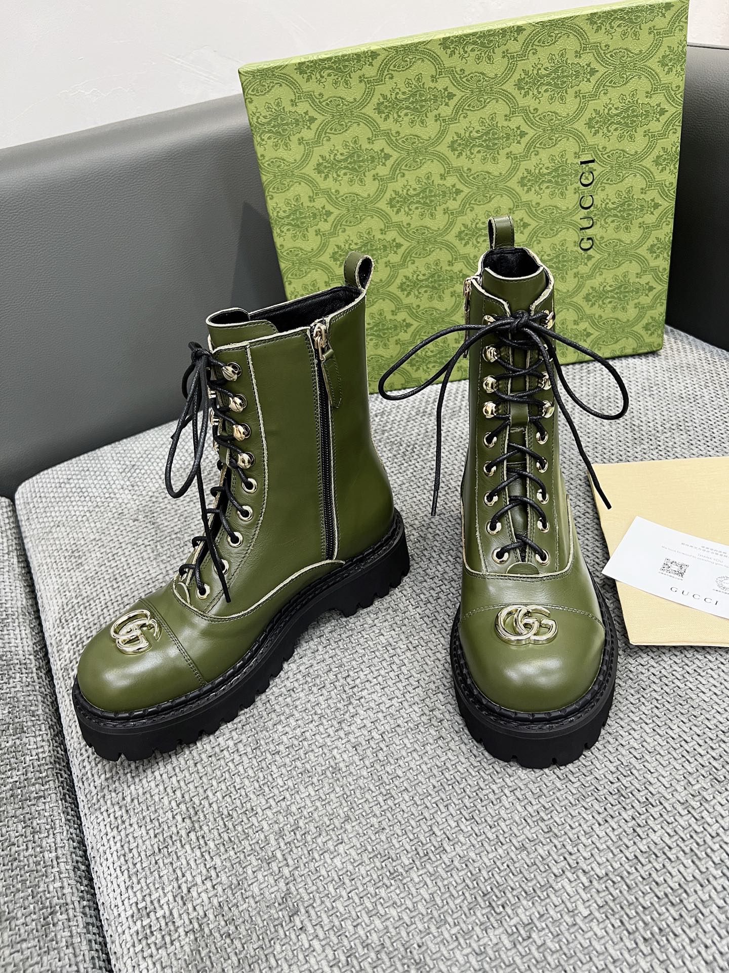 GG's new fashionable leather boots 0725090802