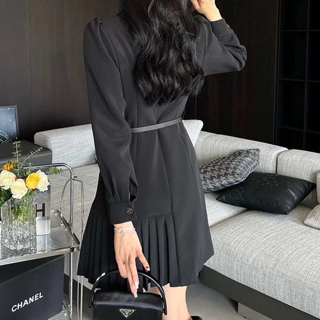 New suit pleated dress 1024011202