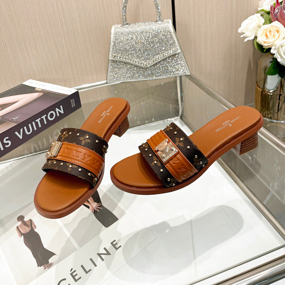 23 early spring new Lock It series letter buckle sandals and slippers XC160616012