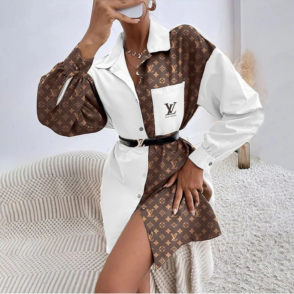 Luxury Casual Fashion Women Shirt 1024061905