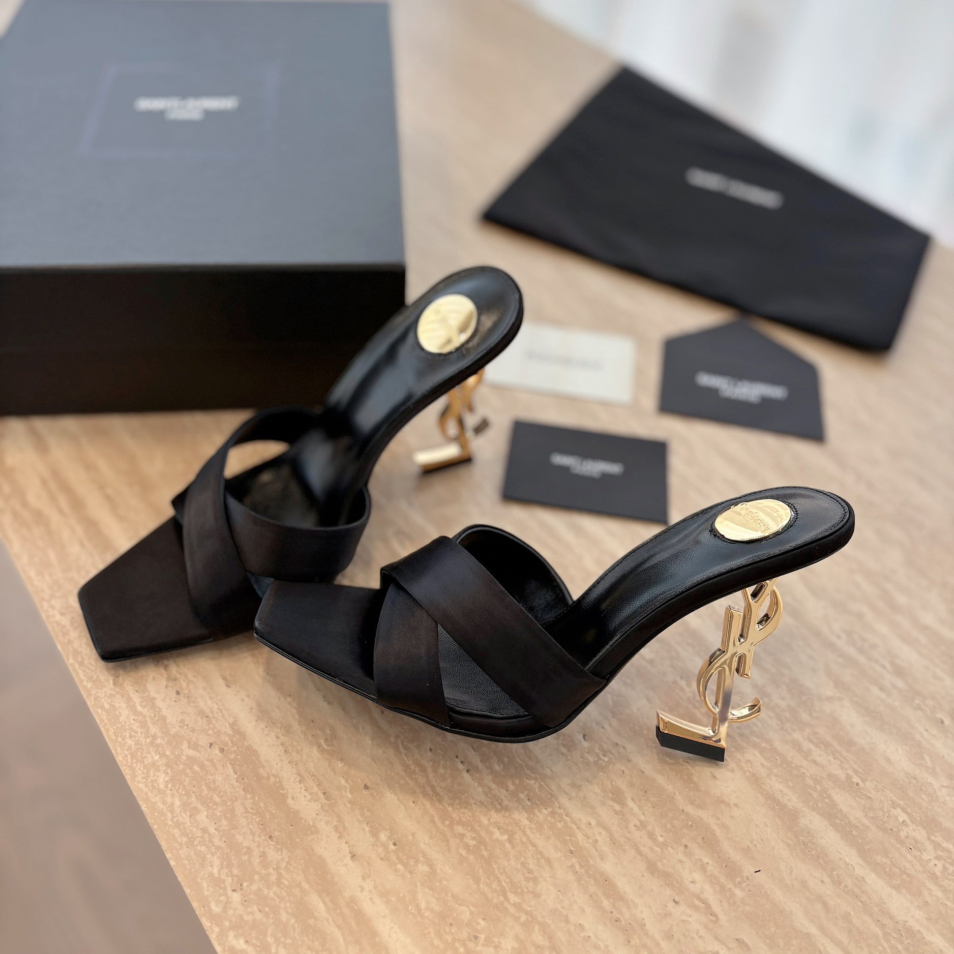 Women's stylish luxury YSL high heels