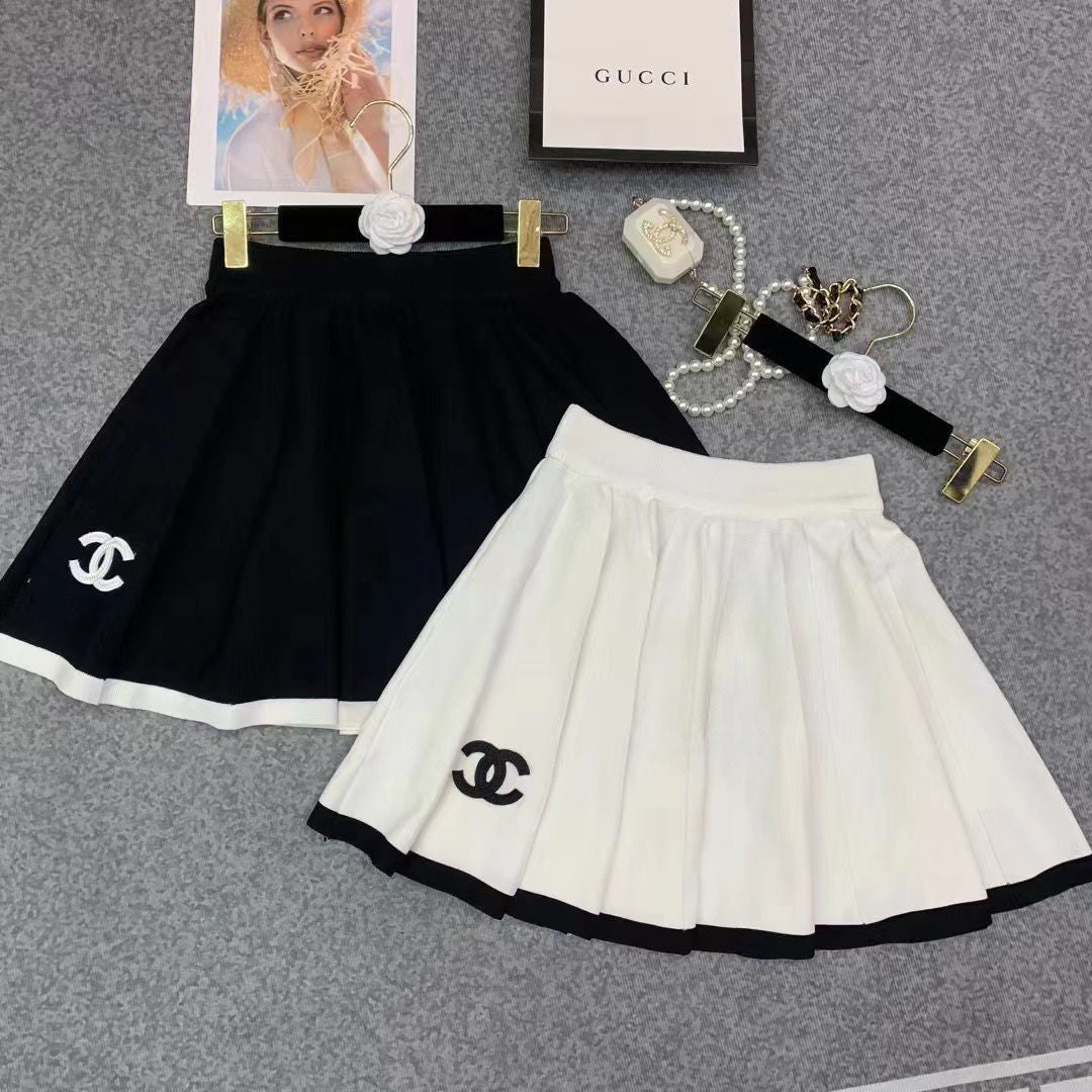 Fashionable retro pleated skirt PD10052515