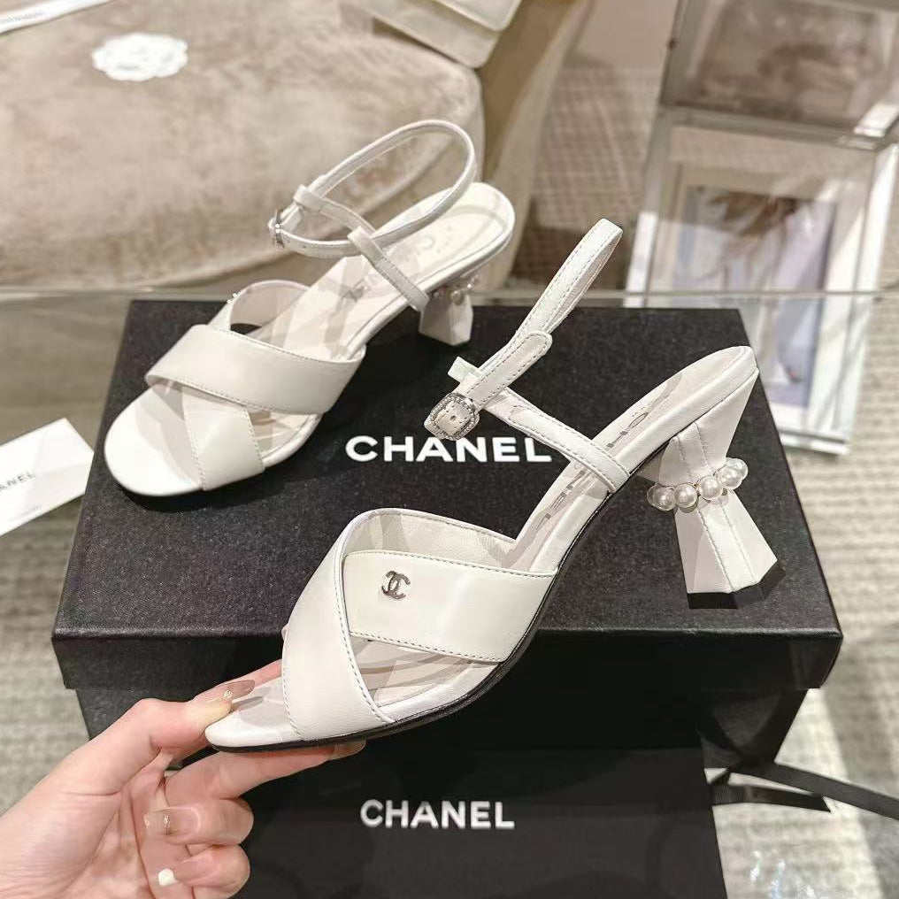 CNL Mary Jane exquisite pearl hot diamond combination high heels 1824061801