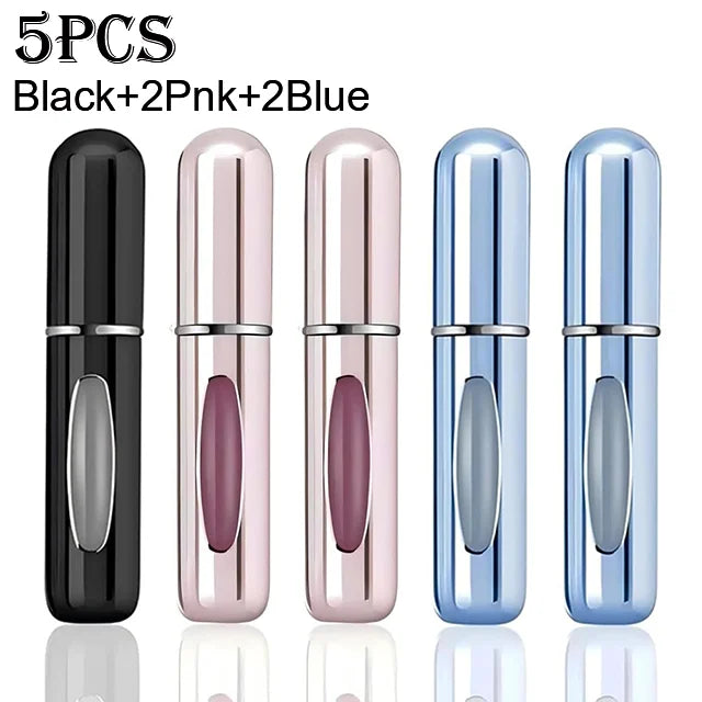 1/3/4/5 PCS mini refillable perfume portable atomizer bottle
