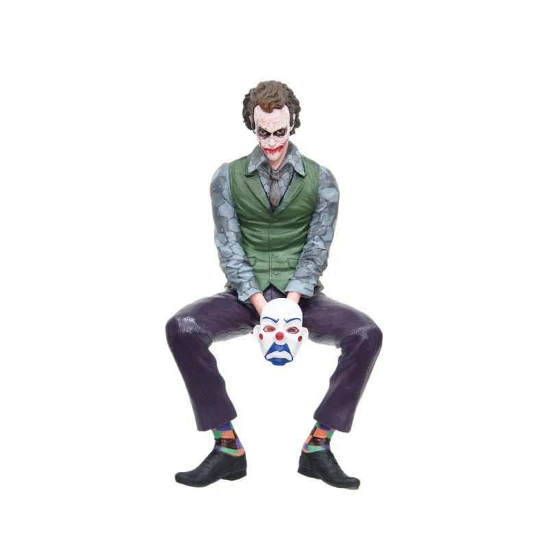 Joker Heath Ledger Action Figures Car Roof Decoration Portable Wild Mask Statue Model Car Doll Toy Collection Christmas Gift