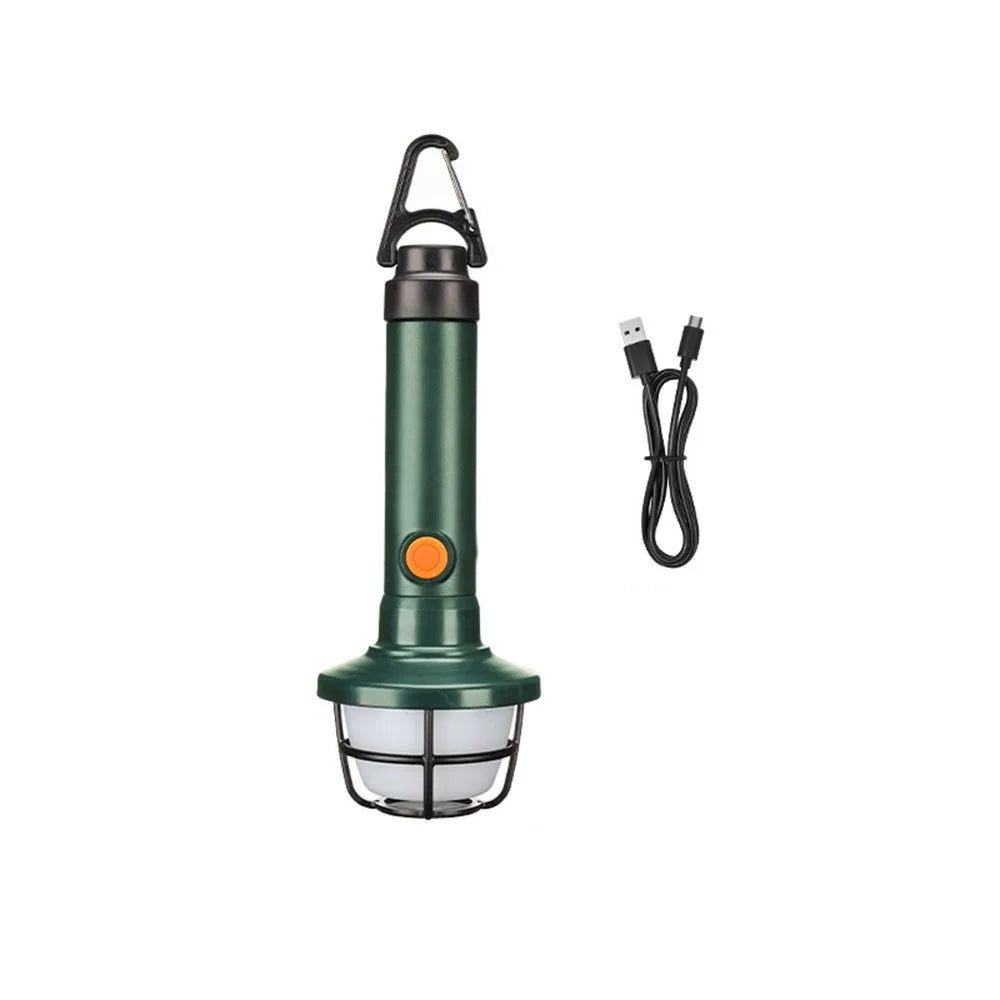 Four types of lighting strips with hooks for quick charging, waterproof, strong light camping lights