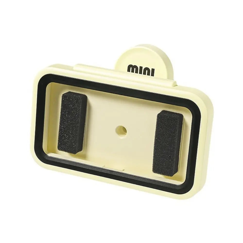 360 ° rotatable, no drilling required shower waterproof and anti fog phone holder case