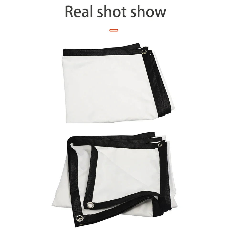 16:9 portable projector screen, simple projector curtain