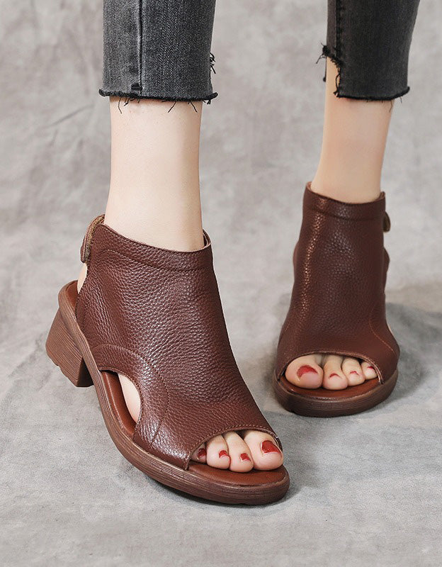 Summer Open Toe Slingback Sandals Boots 35-41