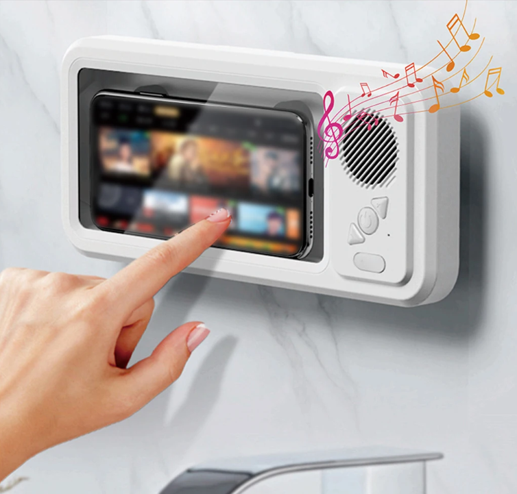 AquaTune - Waterproof Phone Case with Built-in Speaker