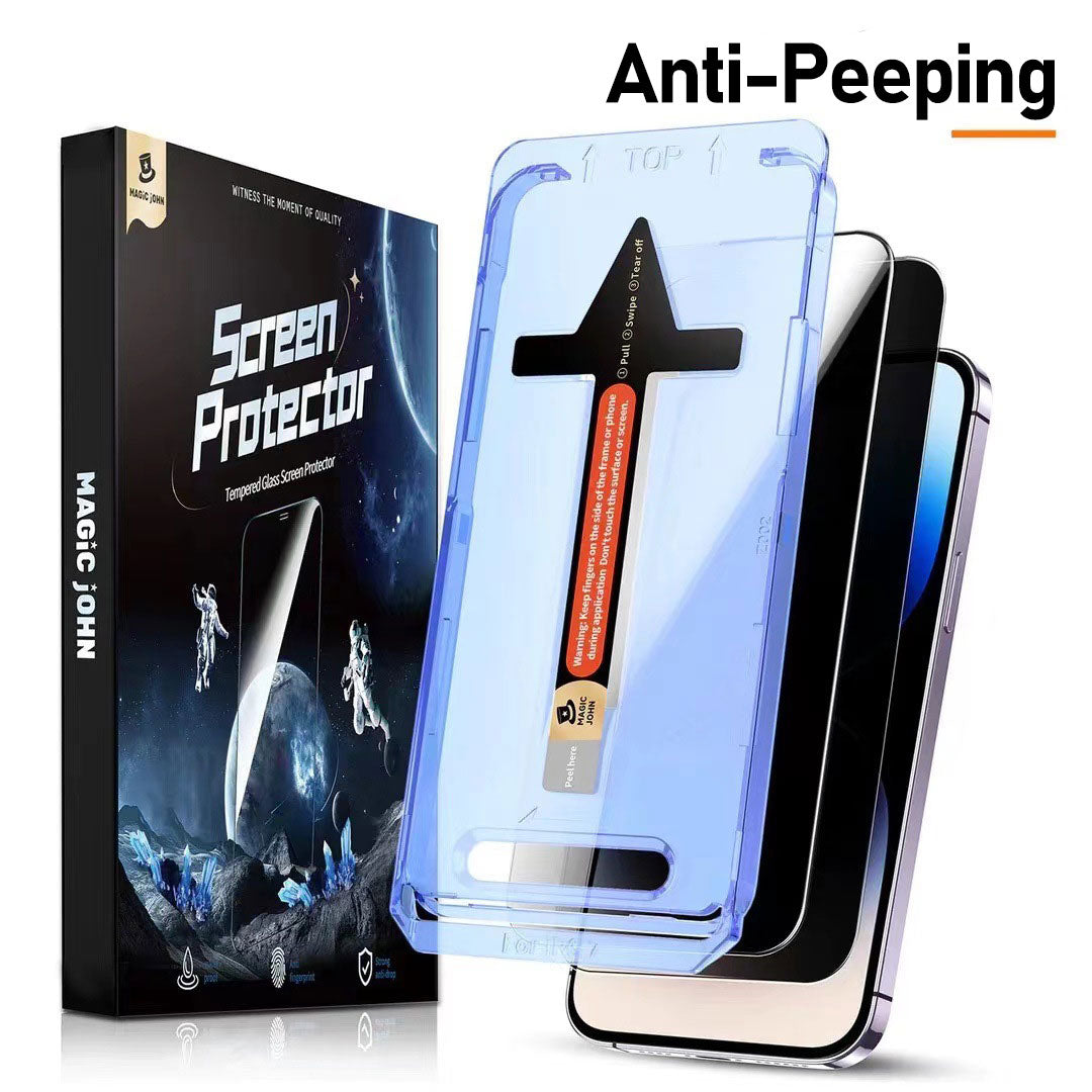 4K HD/Anti-Peeping Tempered Glass Screen Protector with Auto Dust-elimination Installation(Series S22-25)