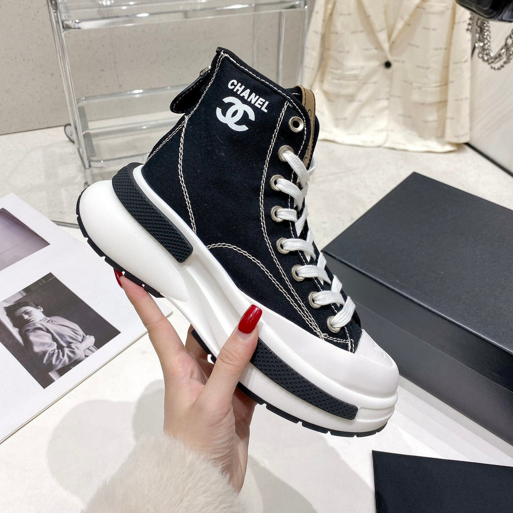 High top vintage classic women's casual shoes