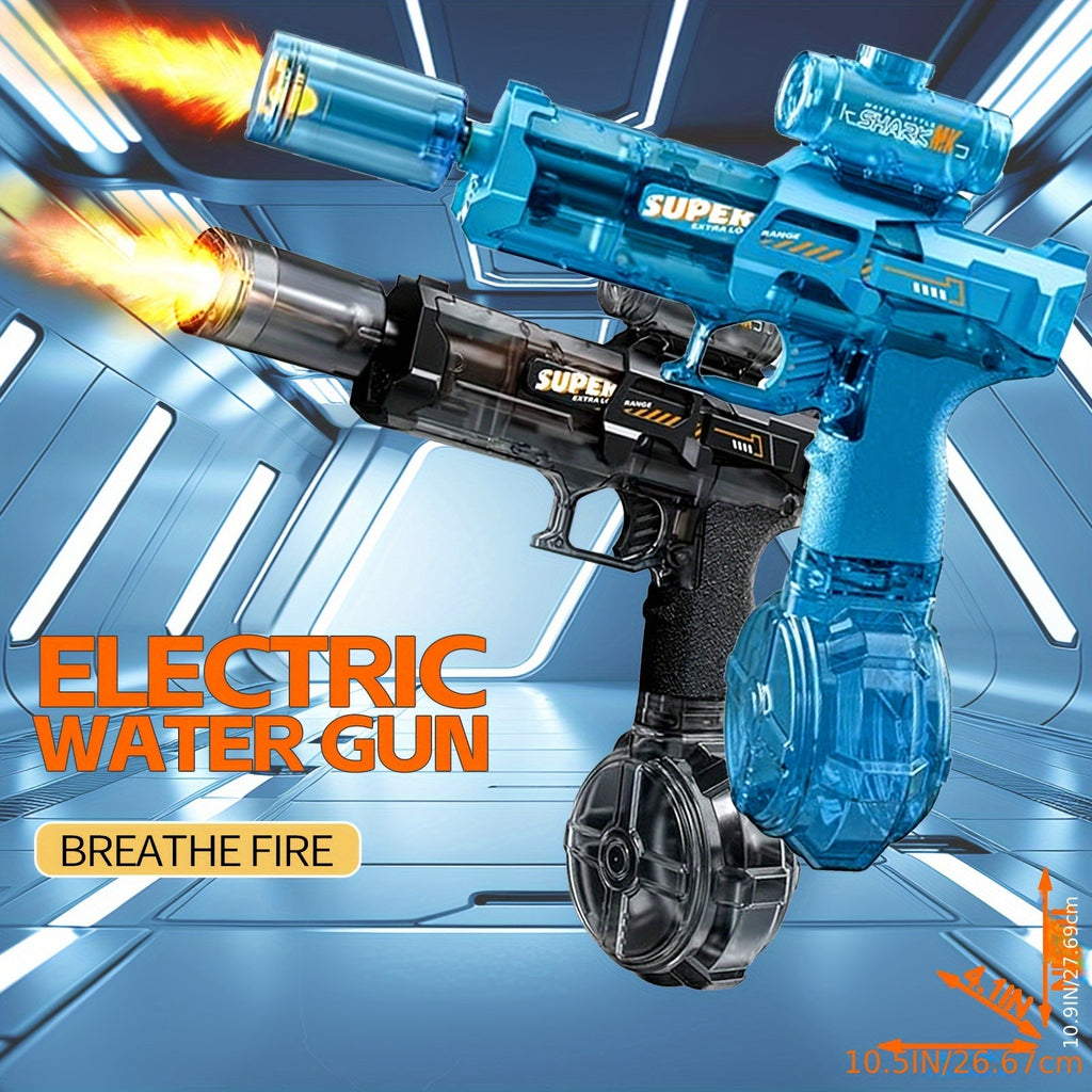 Electric Water Gun, Automatic Water Spray Gun, Water Toy Gun, Rechargeable Water Gun, Kids Water Gun, Adult Water Gun, USB Charging Water Gun, Beach Battle Toy, Pistol Toy, Beach Toy
