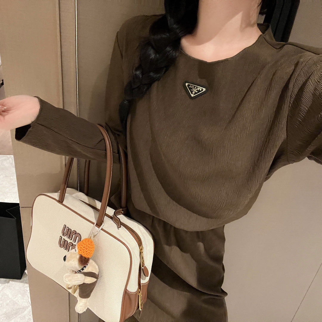 PRD Classic Long Sleeve Maxi Dress Set 0724101106