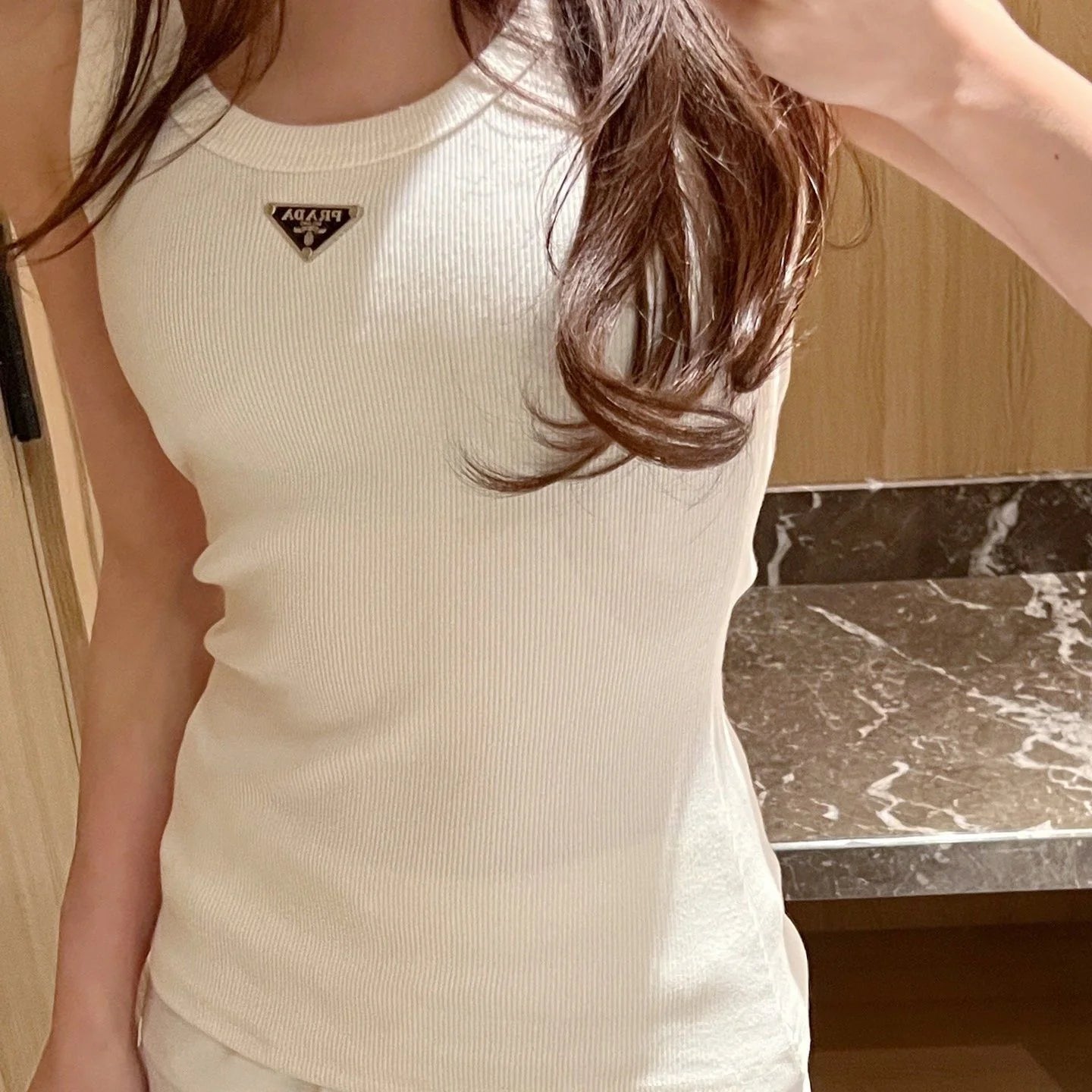 New Knitted Threaded Vest All-match Sling 1024031303