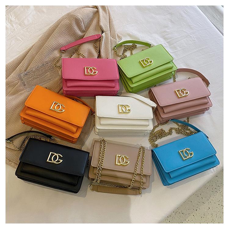 New Fashion Trend Shoulder Messenger Bag All-match Tofu Bag 1024041614