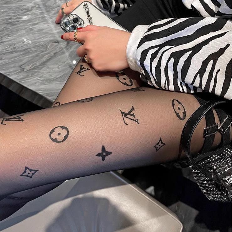 High Quality 15D Letter Printed Anti-snatch Sexy Stockings 0823112213