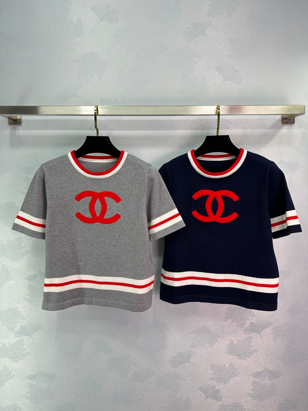 CNL fashion round neck knitted short sleeves 0725030101