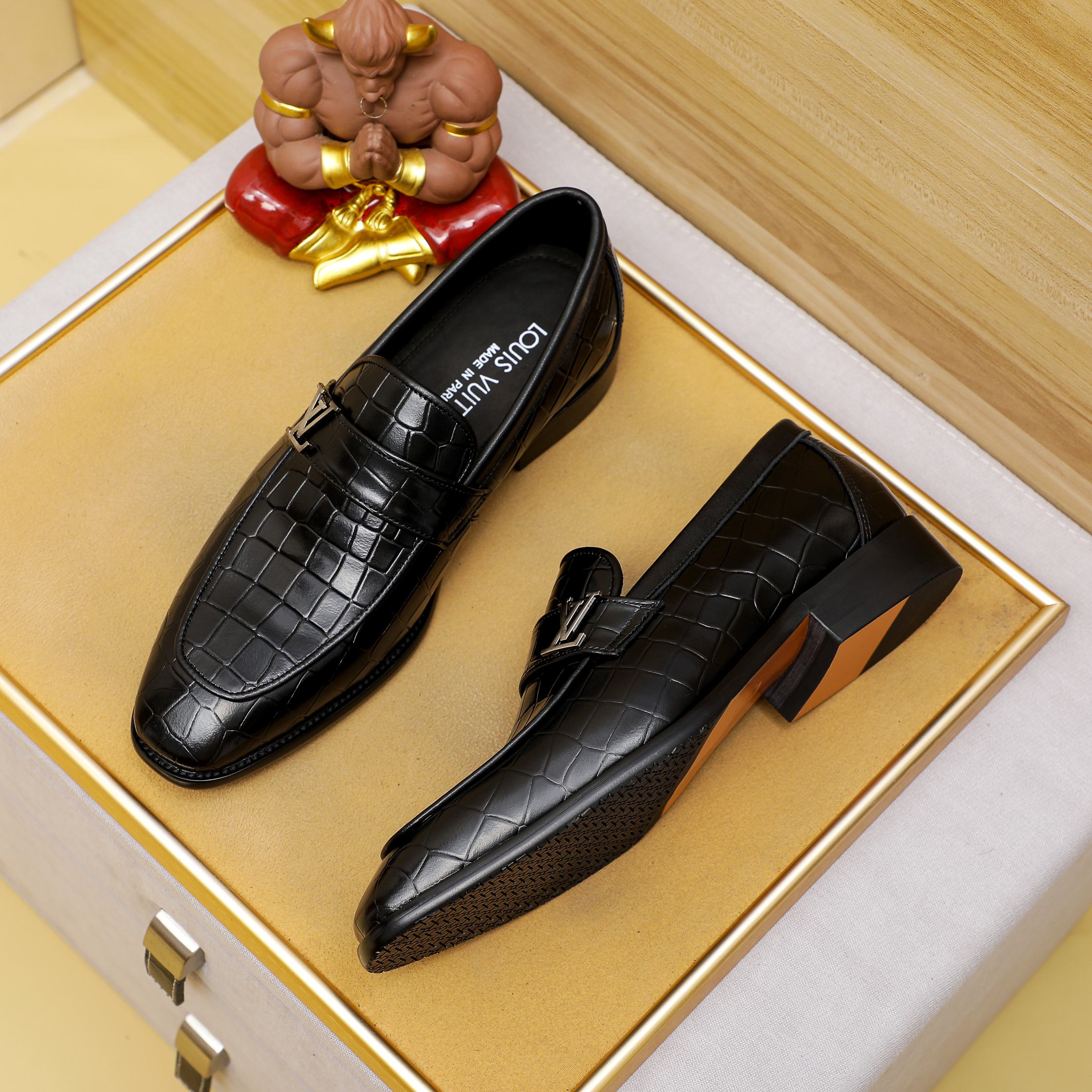 Men's new boutique business leather shoes 0725072802