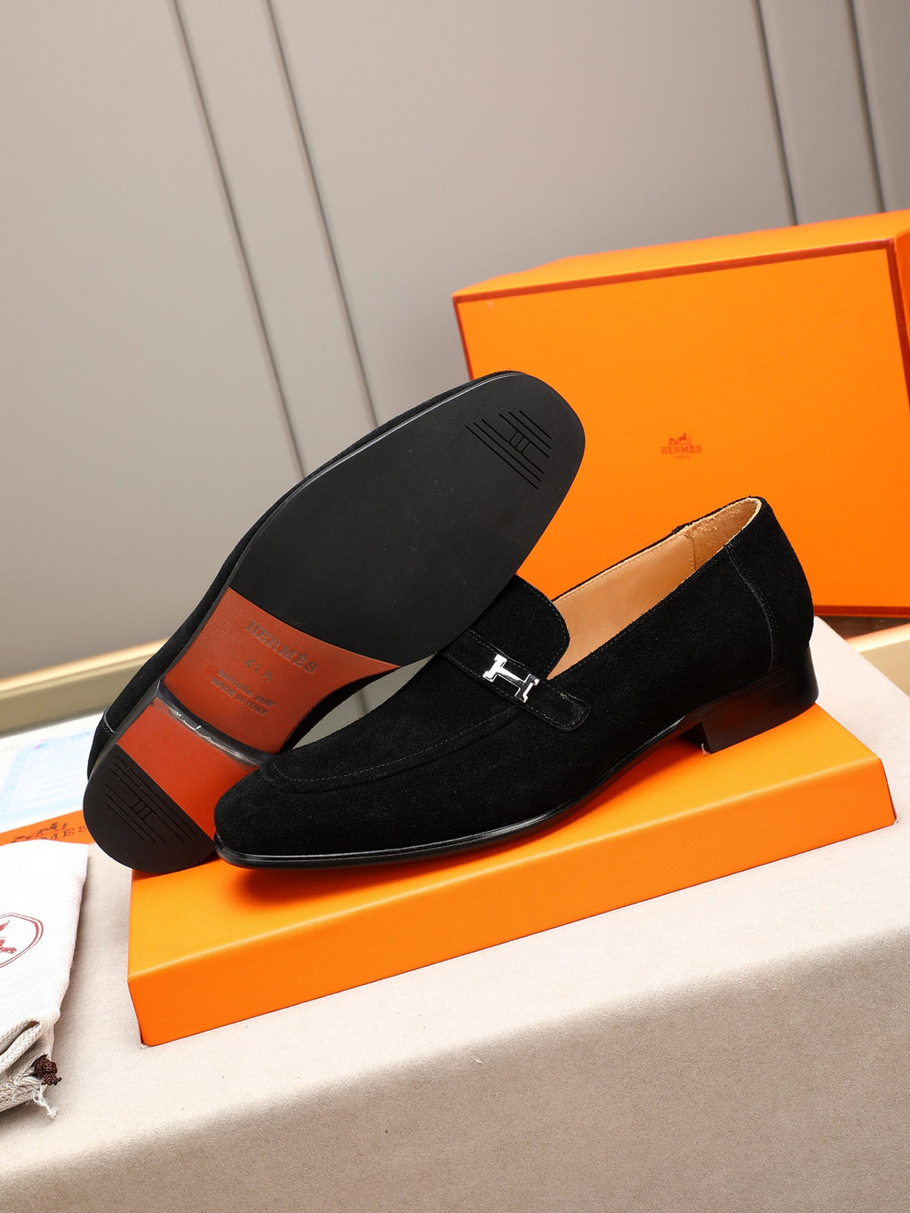 New HMS business formal leather shoes 0725062404