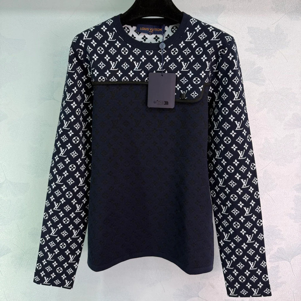 New Patchwork Knit Long Sleeve 1025102110