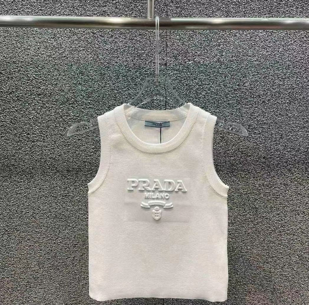 New Letter Knitted Vest Casual Base Shirt Top 1024031202