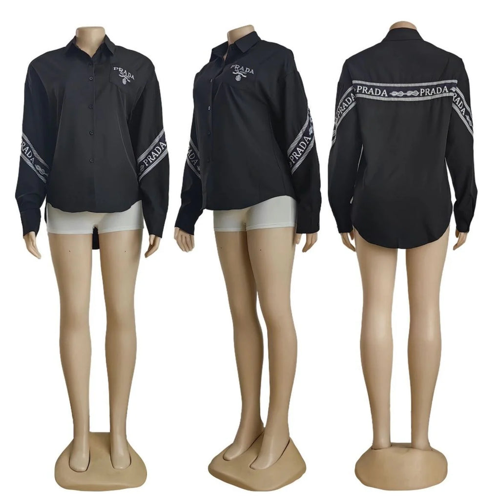 New Ladies Loose Casual Elegant Shirt 102402109