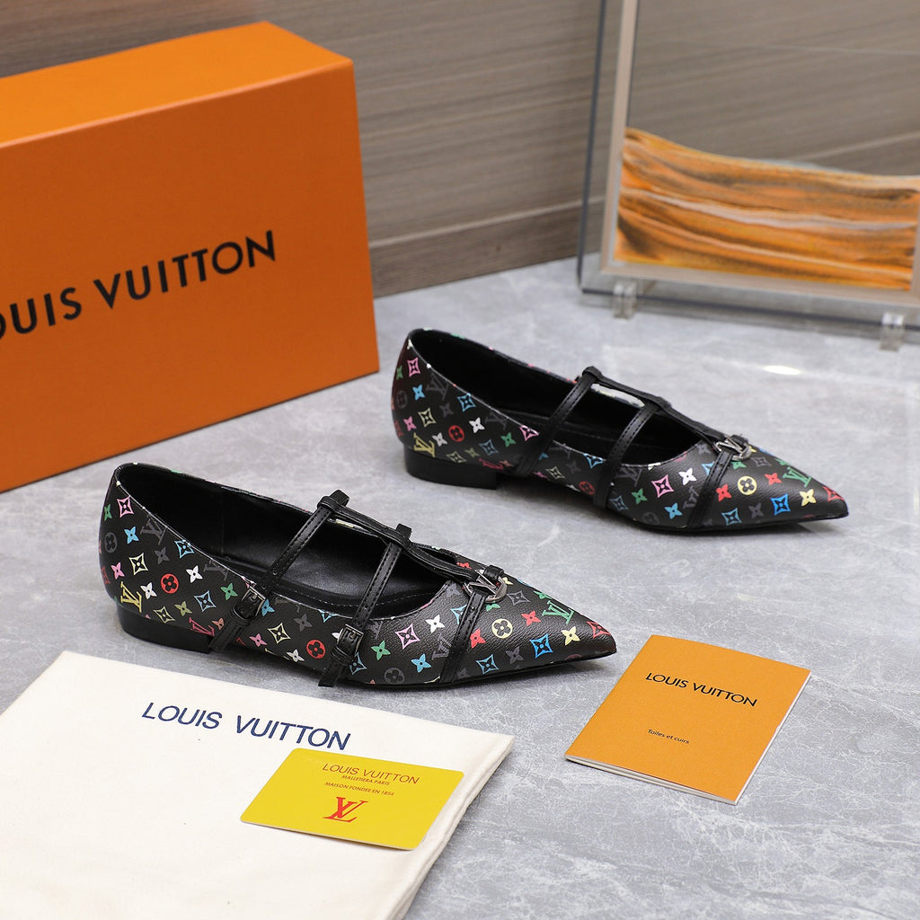 Lvv25ss new pointed-toe flat sandals 0725102306