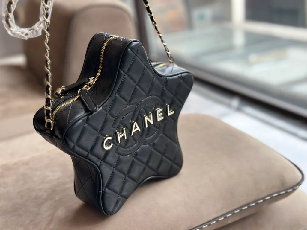 CNL Fashion Rhombus Five-pointed Star Bag 0724021904