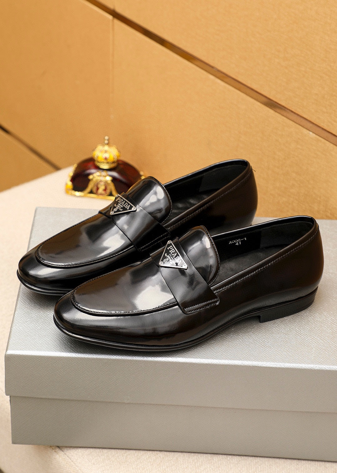 Prd Men's Fashion Patent Leather Shoes 0725031006