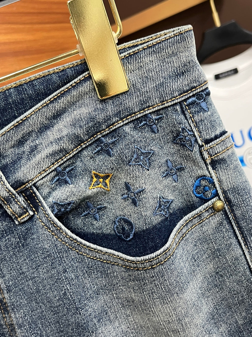 Lvv men's business casual jeans 0725092607