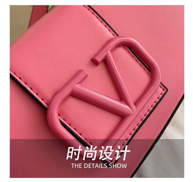 New Solid Color Litchi Underarm Bag Fashion Shoulder Bag 1024051518