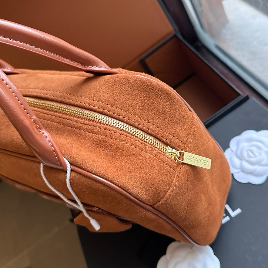 New style bowling hand bag in frosted cowhide XC1823112002