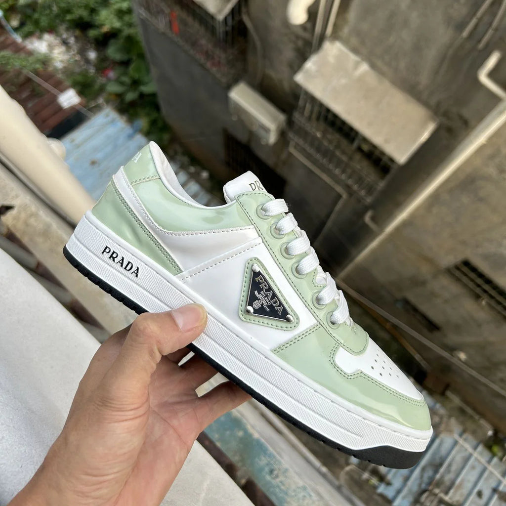 P New Women's Shoes Casual Shoes Triangle Buckle Lace-up Sneakers 1024060508