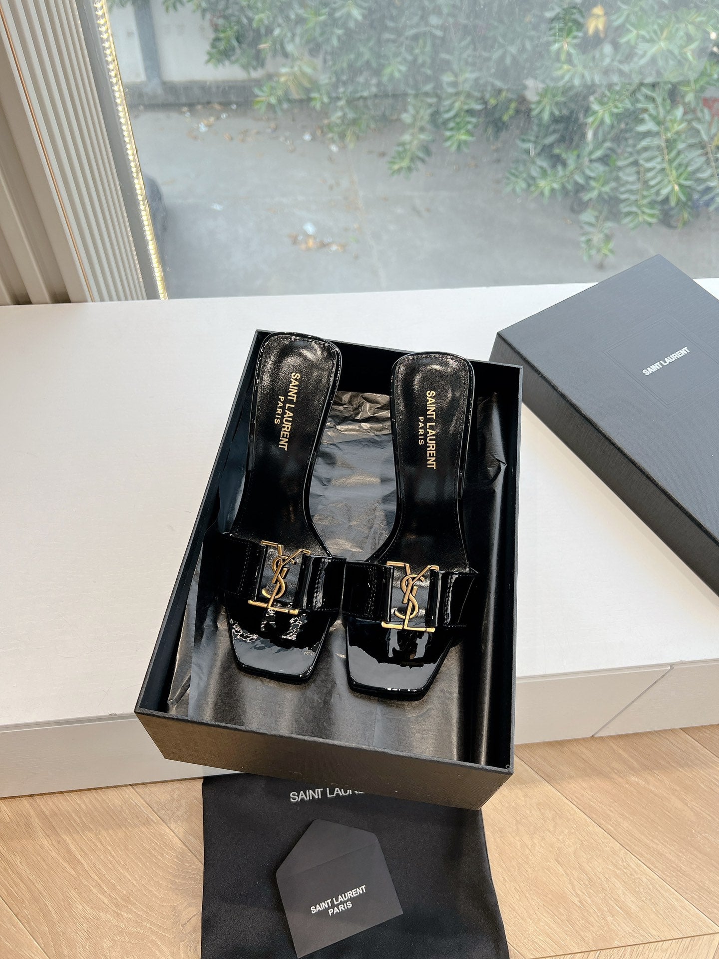 YSL high heel sandals slippers 0725021402