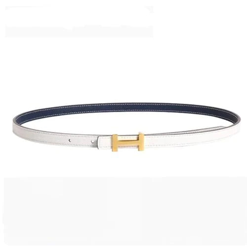 New H Family Leather Fine Belt 1024032019