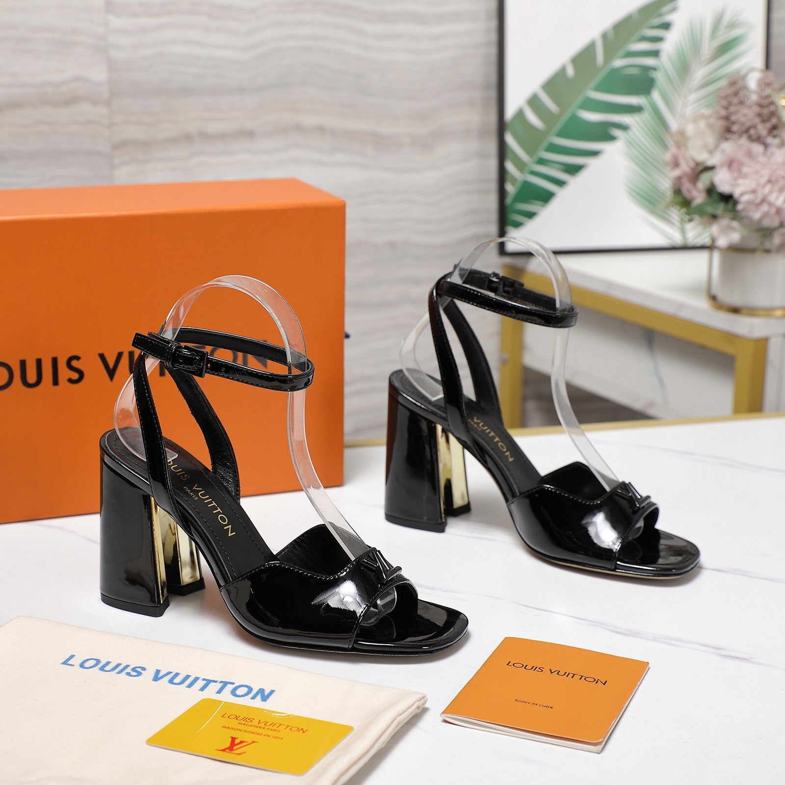 Lvv 25ss new high-heeled sandals 0725102305