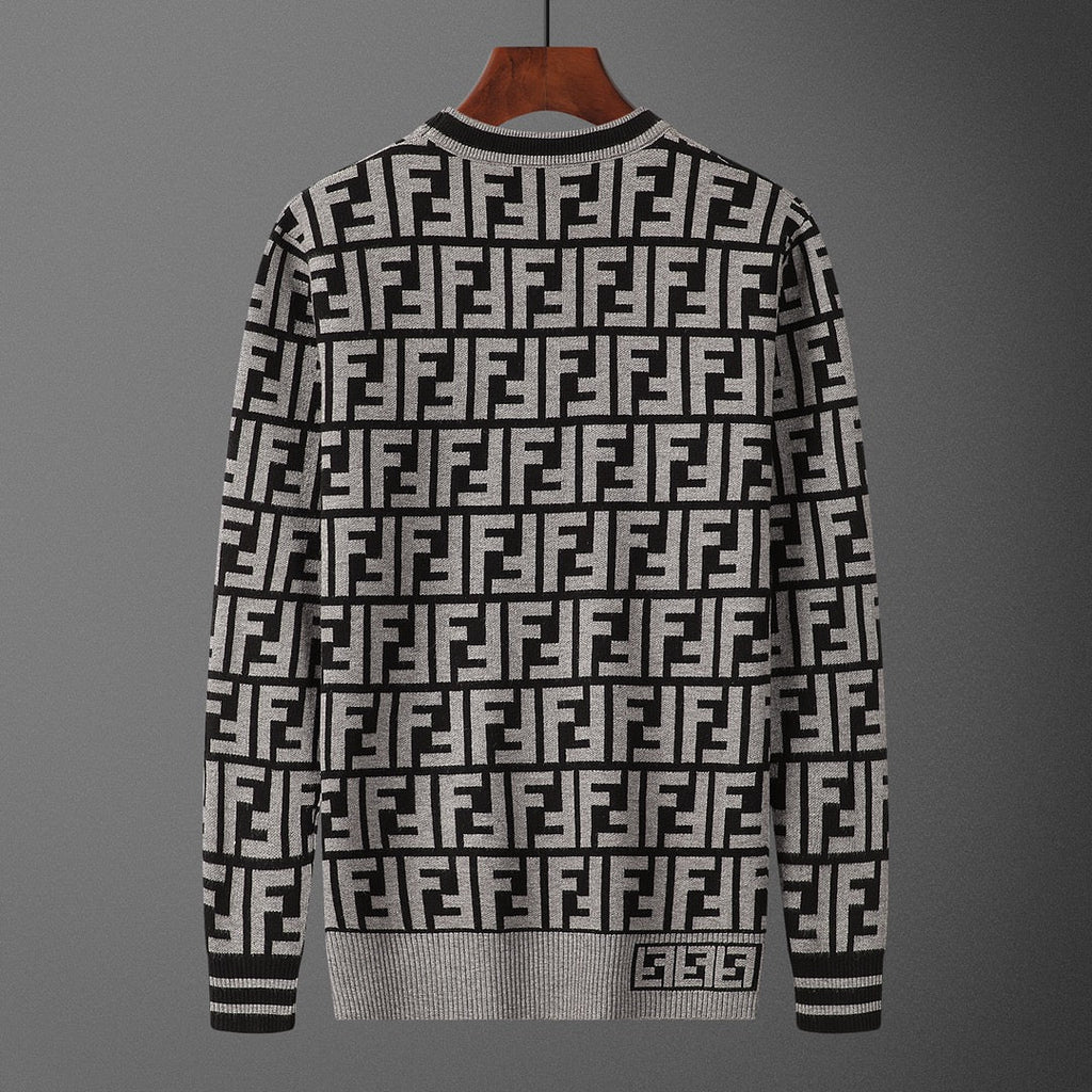 New printed loose base thin sweater 3D1025102307