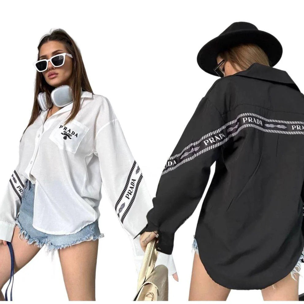 New Ladies Loose Casual Elegant Shirt 102402109