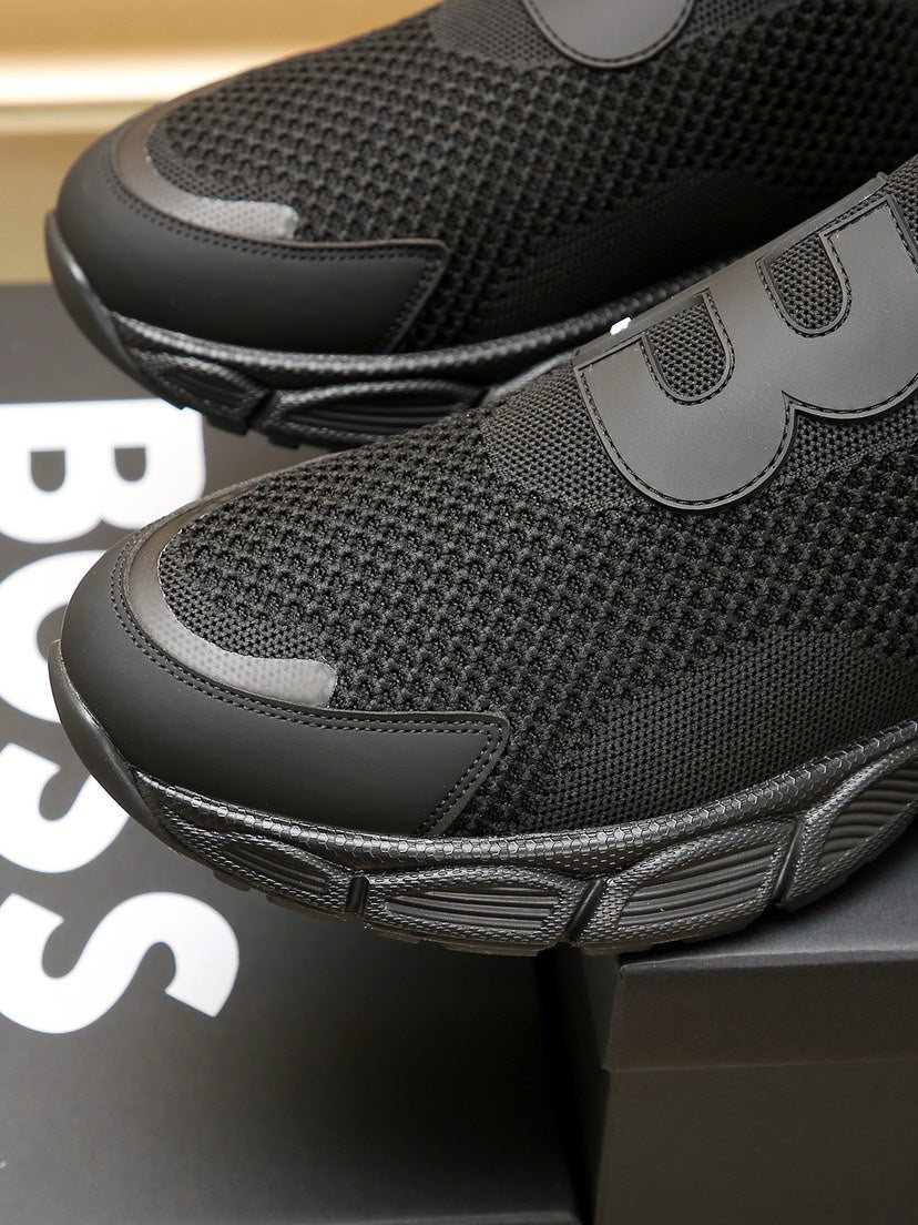 BS fashion printed rubber sole sneakers 0724072304