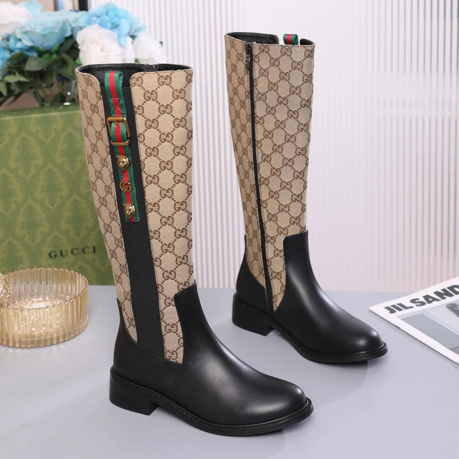GG Classic Versatile Knee-High Boots 1025101003