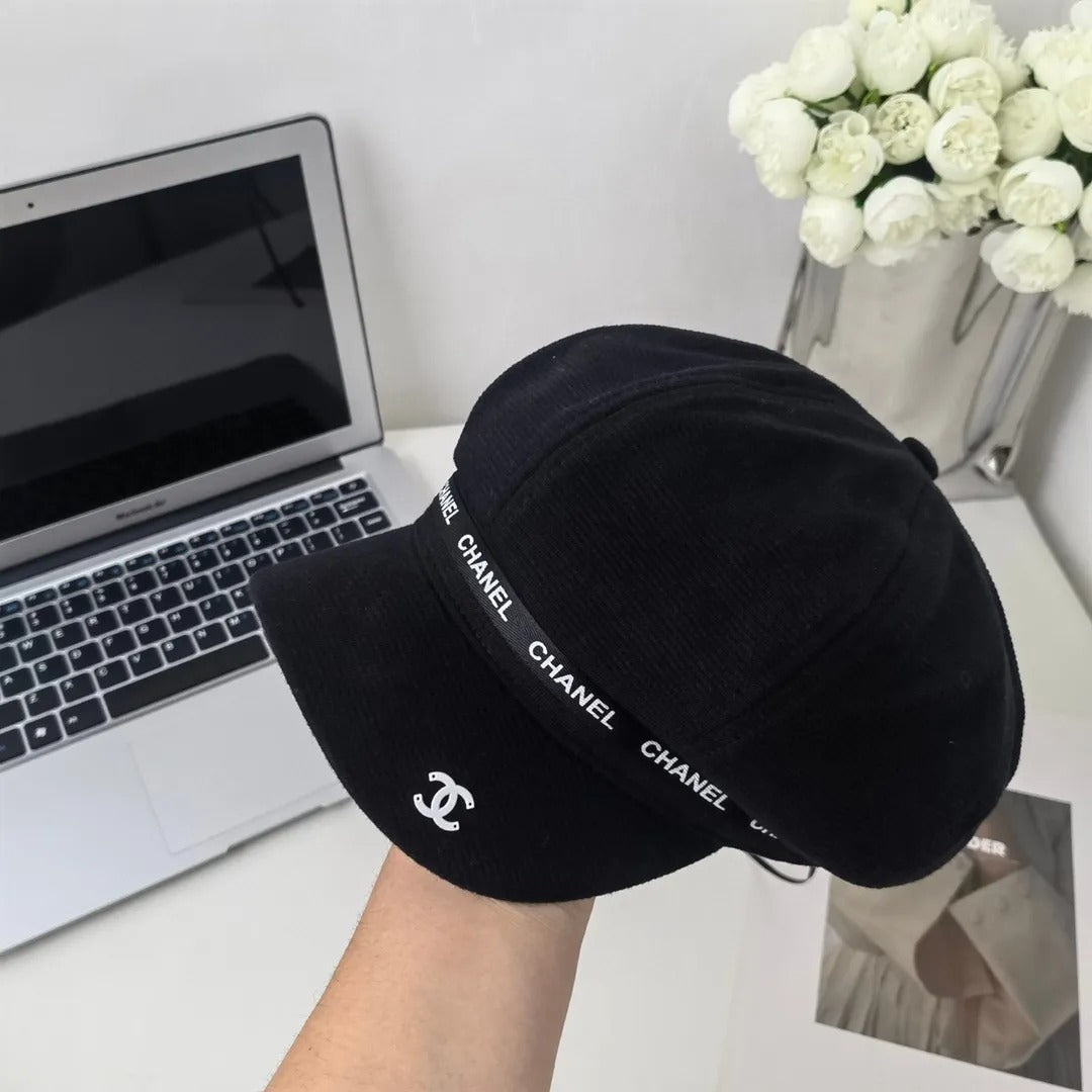 Breathable linen all-season beret octagonal hat XC16062501