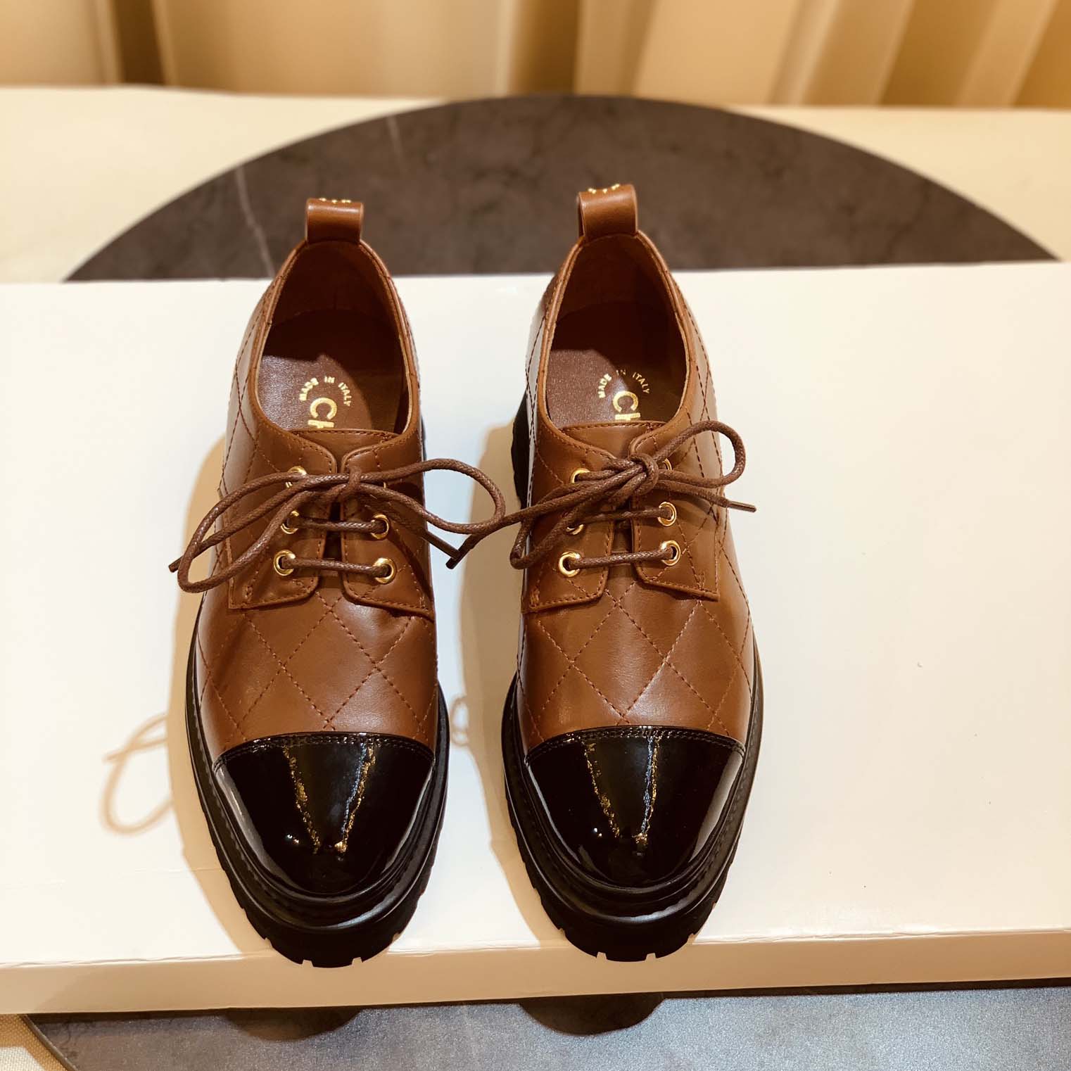 2023 autumn and winter new products Paris catwalk style rhombic chunky heel boots series  XC1523081703